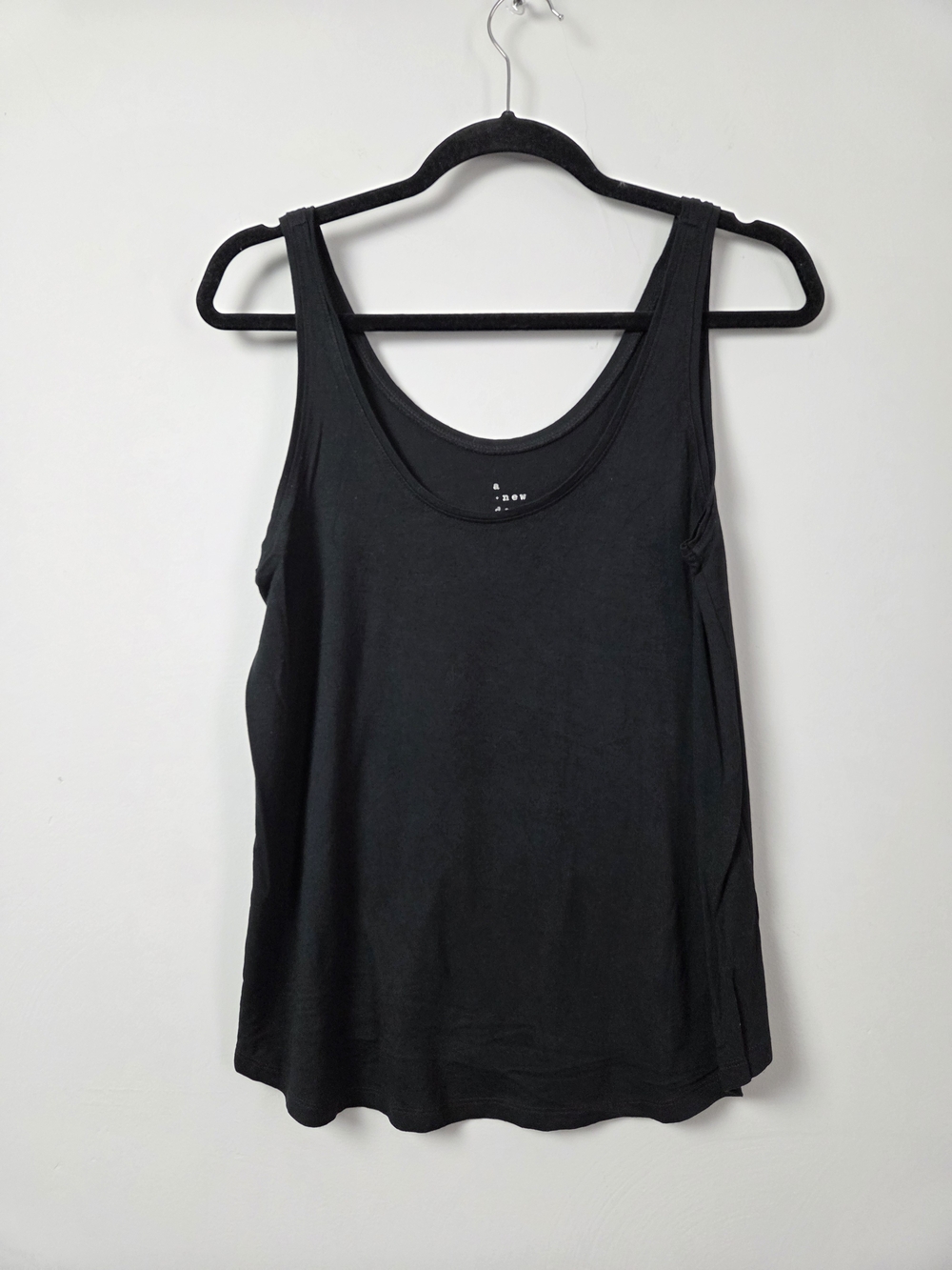 a new day Black Scoop Neck Tank Top